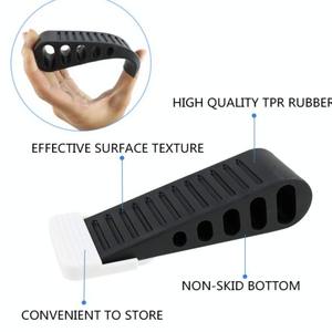 Butée <span class=keywords><strong>de</strong></span> <span class=keywords><strong>porte</strong></span> <span class=keywords><strong>de</strong></span> sécurité pour enfants <span class=keywords><strong>de</strong></span> style moderne, fond en caoutchouc avec point noir, 4 options <span class=keywords><strong>de</strong></span> couleur, matériau en acier et zinc pour hôtels - Product Image 5