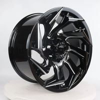 Rines Cóncavos de Aleación de Aluminio 4x4 Negros Fresados de 17*9 18*9 20*9 6x139.7 en Oferta