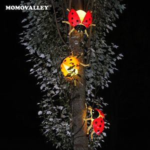 Ventes d'usine IP65 Étanche Dynamique Coccinelle <span class=keywords><strong>LED</strong></span> Décorations De Jardin Extérieures Lumière pour Noël Pâques Halloween Shoot Props - Product Image 2