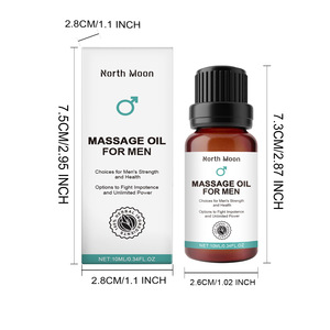 Nouvelle arrivée populaire rapidement absorbée améliorer la dureté de l'érection et la performance globale huile essentielle de massage pour hommes - Product Image 2