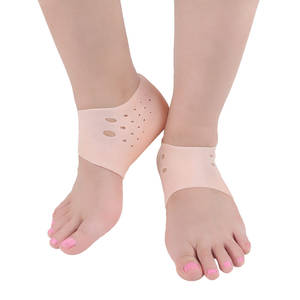 Penyangga Lengkung Kaki Gel 1 Inci, Pelindung Tumit Kering dan Pecah-pecah, Kaus Kaki Penambah Tinggi Tak Terlihat, Sol Sepatu - Product Image 4