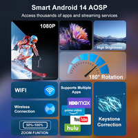 Vente flash - Téléviseur LCD - Projecteur 4K UHD - Smart - Cinéma à domicile - Projecteur vidéo - Projecteur Android - Projecteur portable 4K