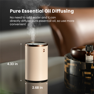 Diffuseur d'arômes de voiture intelligent portable rechargeable, diffuseur d'huiles essentielles sans eau pour la maison, diffuseur de parfum électrique - Product Image 3