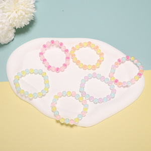 24-Compartment Acrylic <b>Beads</b> <b>Set</b> Round DIY Jewelry Kit Bracelet Making Supplies Colorful Loose <b>Beads</b> for Crafting - Product Image 3