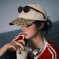 Nouvelle Casquette de Baseball Unisexe 2026 Rose 100% Coton Imprimé Léopard Tendance Street-Style Cool Ajustable à Visière Courbe Amincissante