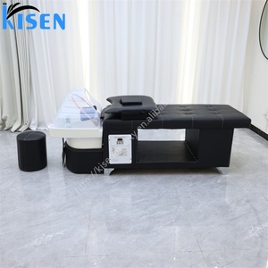 Table de massage japonaise Kisen pour salon de coiffure, lit de lavage de tête, thérapie capillaire, lit de massage thaïlandais - Product Image 1
