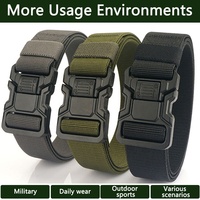 TUSHI personnalisé Sports de plein air ceinture tactique en nylon écologique dégagement rapide de la sangle de pantalon à boucle automatique en métal