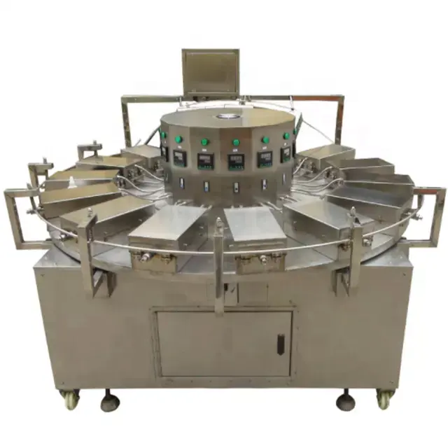automatic egg cigar shape roll biscuit maker product line rolled sugar Ice cream cone shape rolling making machine