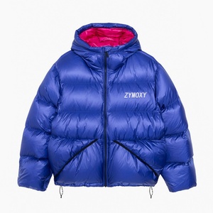 Vestes matelassées d'hiver sur mesure pour fabricants, grandes tailles, doudounes à fermeture éclair pour l'extérieur, manteaux matelassés à bulles, doudounes en duvet vierges - Product Image 2