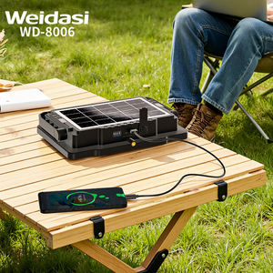 Faretto Solare <span class=keywords><strong>LED</strong></span> Weidasi ad Alta Luminosità 10w 20w 30w <span class=keywords><strong>40w</strong></span> 50w, Luce Solare <span class=keywords><strong>LED</strong></span> Portatile in ABS con Lunga Durata della Batteria - Product Image 2