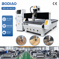 Máquina de grabado CNC de alta configuración 4x8 de 3 ejes 1325 1530 2030 con ATC, router de madera con motor paso a paso/servomotor para muebles