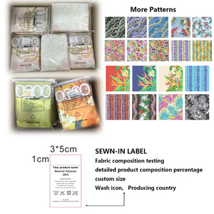 Hotel Tropical Flower Designer Hoja de Palma Resistente al moho Baño Impermeable Cortinas de ducha personalizadas Cortina de baño con ganchos - Product Image 4