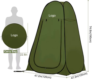 Wholesale Instant Outdoor Shower Automatic <strong>Tents</strong> Camping Toilet Changing Room <strong>Rain</strong> Shelter Pop up Privacy Shower <strong>Tent</strong> - Product Image 1