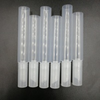 Emballage cosmétique vide D19, tubes à gloss transparents en plastique avec applicateur en silicone, tube à rouge à lèvres, tube de gloss vide