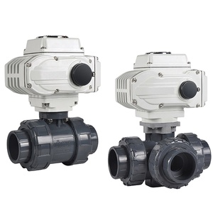 วาล์วควบคุมการไหลแบบมอเตอร์ 2 นิ้ว 2 ทาง 3 ทาง 12V สำหรับน้ำ วัสดุพลาสติก ขายส่ง - Product Image 1