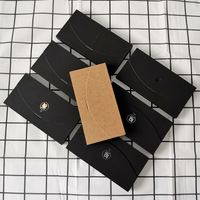 Vente en gros de boîte cadeau style enveloppe neutre étui pour téléphone portable emballage foulard en soie signet matériaux recyclés