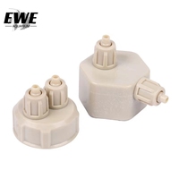 Générateur de CO2 pour aquarium, réacteur de dioxyde de carbone, diffuseur d'air pour aquarium, bouchon de bouteille à vis rapide, pièces et accessoires