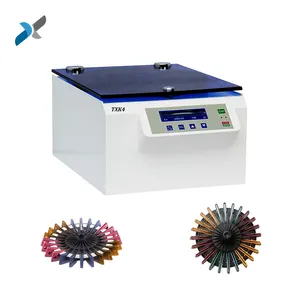 XIANGLU TXK4A Centrifugeuse de cartes de gel de type sanguin Centrifugeuse à basse vitesse Centrifugeuse de laboratoire 4000 tr/min avec rotor Sero et HLA