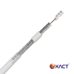 Câble coaxial RG6 RG58 RG59 de haute qualité 75 ohms, conducteur en cuivre pur pour connexion réseau d'<span class=keywords><strong>antenne</strong></span> TV <span class=keywords><strong>satellite</strong></span>, CCTV, CATV - Product Image 6
