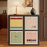 Coffre de rangement décoratif multifonctionnel pour jouets, motif animal 3D de dessin animé, organisateur mignon pour enfants, boîte de rangement