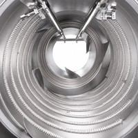 Industriële trommelreinigingsmachine met hoge capaciteit, roterende wasmachine voor verse producten