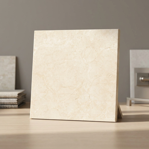 Britton Bianco 24x24inch Glazed Porcelain Tiles White Grain Marble Effect Modern Interior <b>Flooring</b> - Product Image 4