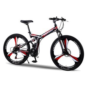 Bicicleta de Montaña Plegable de <span class=keywords><strong>26</strong></span> Pulgadas, Cuadro de Acero al Carbono, <span class=keywords><strong>King</strong></span> Kong, 21 Velocidades, Doble Freno de Disco, Suspensión Trasera, para Adultos, Venta al Por Mayor del Fabricante - Product Image 5