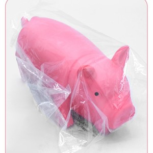 Sevimli kauçuk ses domuz <span class=keywords><strong>Grunting</strong></span> Squeak lateks Pet Chew oyuncaklar köpek Squeaker Chew eğitim yavru malzemeleri Pet ürünleri - Product Image 6