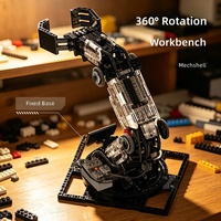 Bloc de construction de bras robotisé programmable, modèle technique éducatif STEM, bras robotique mécanique à double commande à distance et par application