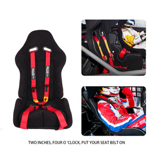 Cinturón de seguridad RASTP Racing de 2 pulgadas y 4 puntos de liberación rápida para coche, Go Kart, ATV - Product Image 5