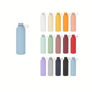Botella de Agua Aislada al Vacío de Acero Inoxidable de 40 oz con Pajita para Gimnasio, Yoga y Ejercicio al Aire Libre - Product Image 1