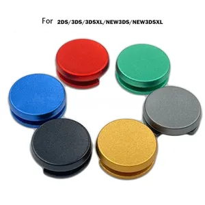 Joystick analogique pour NEW3DS, 3DSXL, NEW3DSXL, 2DS, <span class=keywords><strong>3DS</strong></span>, capuchon circulaire en métal de remplacement pour console de jeu <span class=keywords><strong>Nintendo</strong></span> - Product Image 1