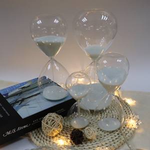 最高の価格キッチン調理砂時計最も人気のある2時間結婚披露宴のための大きな砂時計カラフルな砂砂時計 - Product Image 3