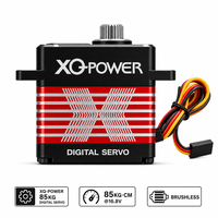 Moteur servo numérique sans balais XQ-POWER 85kgcm, couple géant, étanche, engrenage en acier 25T, programmable pour voiture RC, robot, 16.8V