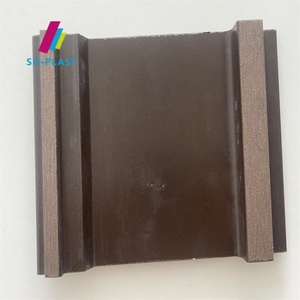 Gợn nước rõ ràng Acrylic WPC Panel tường 2.5-30 mét, CE chứng nhận chất lượng & Composite WPC bên ngoài valla Panel l-hình dạng góc - Product Image 6