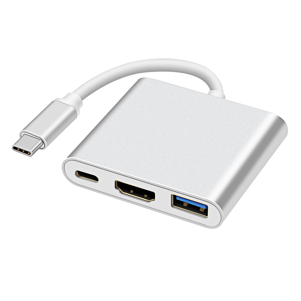 3 в 1 концентратор usb-c к HDMI 4K 60 Гц usb type-c концентратор 3,0 3,1 адаптер usb c концентратор для macbook pro концентратор c