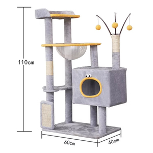 Grande Albero per Gatti Moderno con Amaca, Torre per Gatti, Tiragraffi Resistente per Interni - Product Image 4