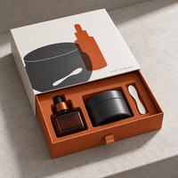 Boîte cadeau élégante en carton rigide sur mesure pour cosmétiques et produits de soin de la peau, avec logo