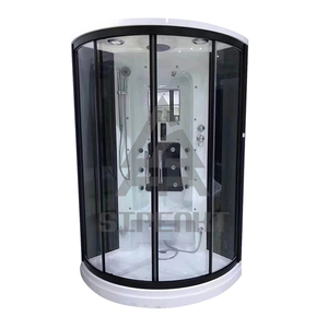 High quality acrylic and aluminum/stainless steel frame sector wet steam shower room