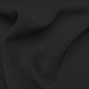 Nuevo diseño de tela de poliéster de sarga sólida Material tejido negro, superventas 96% poliéster 4% Spandex Japón telas de crepé/ - Product Image 3