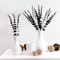 Kunstmatige eucalyptusbladeren, nepplanten, groen voor Kerstmis, bruiloften, feestdagen, huisdecoratie, bloemstukken, nepbloemen