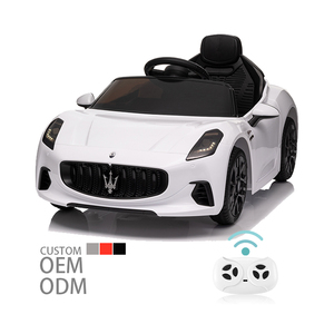 Petites voitures électriques sous licence 12V jouet à chevaucher pour enfants jouet télécommandé en plastique pour garçons et filles âgés de 3 à 8 ans - Product Image 1