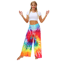 Bodybuilding big booty bamboo africano stampa 3d bootleg bell bottom yoga pantaloni pantaloni larghi da palestra