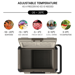 New Products Mini Smart Cooler Car Fridge Portable Freezer AC 12V 24V Camping <b>Refrigerator</b> Portable Car <b>Refrigerator</b> - Product Image 4
