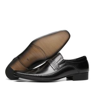 High Quality New British Format <b>Flat</b> Waterproof Lightweight Cowhide <b>Pointed</b> <b>Toe</b> Large Size Breathable Anti-Slip Lace-up Men's - Product Image 2