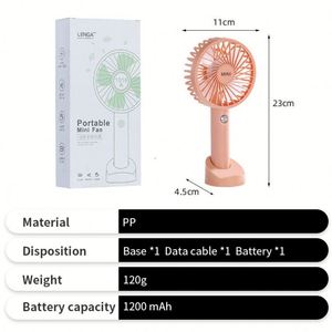 Hand Fan <b>Yellow</b> Custom Logo <b>Stickers</b> Compact Cute Popular Mini Fan with Phone Stand for College Event - Product Image 5