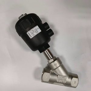 Original Burkert Pneumatic Angle Seat Valve 00001137 DN25 Threaded SS316 <b>PTFE</b> Seal for Water Steam Chemical - Product Image 3