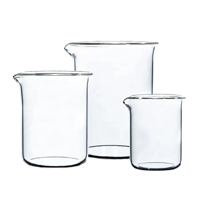 LAB Borosilicate 3.3 Glass Beakers 250ml 600ml