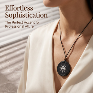 Collana di Gioielli alla Moda con Design Diverso, Ciondolo Quantico a Ioni Negativi in Cristallo Giapponese, Ciondolo a Energia Scalaare a Ioni Negativi - Product Image 5