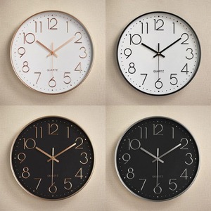 <span class=keywords><strong>Reloj</strong></span> de Pared de Cuarzo Silencioso de Plástico Huayang de 30 cm con Números 3D y Manecillas Metálicas, Diseño Moderno para Hogar y Oficina, Pedido al por Mayor - Product Image 2